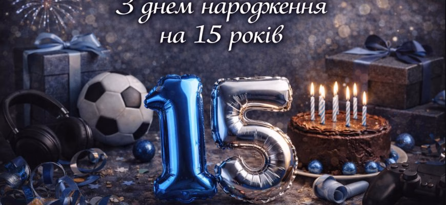 Поздравления с днем рождения на 15 лет – искренние пожелания для подростка