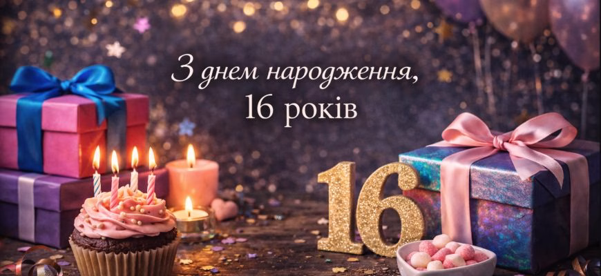 Поздравления с днем рождения на 16 лет – красивые и оригинальные тексты