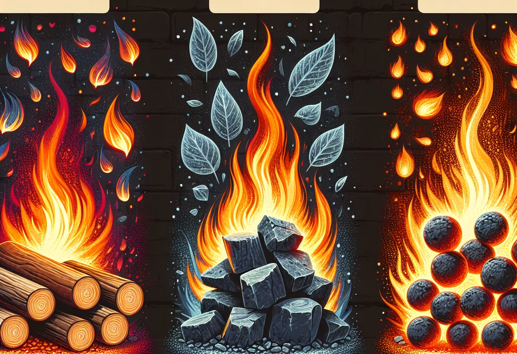 Тверде паливо: теплота згоряння дров, вугілля та пелет