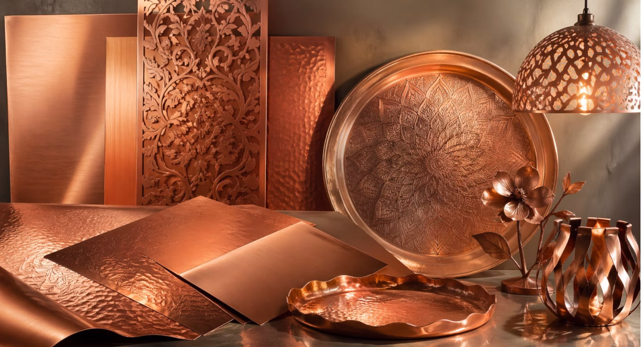 Медный лист в изготовлении декоративных изделий
